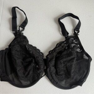 Elegant Black Lace Bra